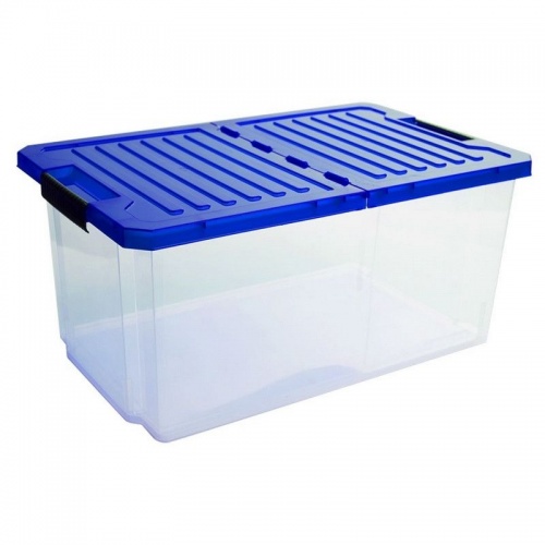 Ящик для хранения Unibox 12 л синий, скрышкой