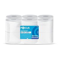 Бумага туалетная д/дисп Focus Jumbo Premium 2сл белцел207м 12рул/уп 5077832