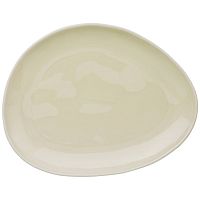 Тарелка закусочная bronco meadow 25x19 см кремовая, арт. 474-112