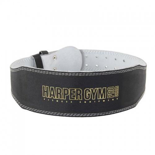 Пояс для тяжелой атлетики (узкий) Jabb/Harper Gym  JE-2623 черный натуральная кожа M 311061