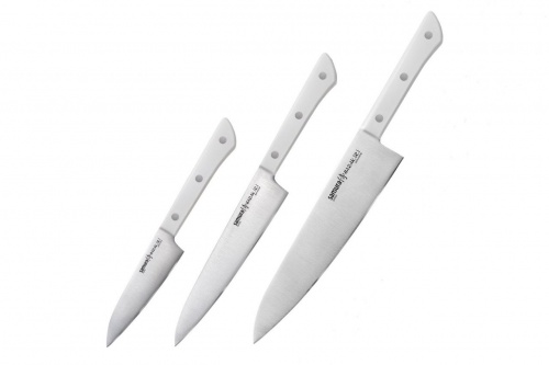 Набор из 3-х ножей Samura Harakiri SHR-0220W/K