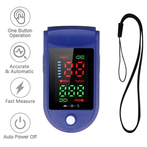 Цифровой пульсоксиметр Fingertip Pulse Oximeter AB-88