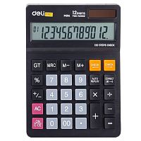 Калькулятор настольный Deli, 12-разрядный, двойное питание, EM01420