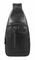 Рюкзак слинг Piquadro Urban CA4536UB00/N черный натур.кожа