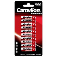 Батарейки Camelion AAA/LR 03 Plus Alkaline BL-10 1.5В(10 шт в уп.)