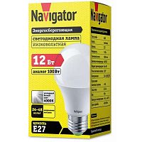 Лампа светодиодная Navigator NLL-A60-12-24/48-4K-E27 61478