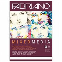 Альбом для рисования А4 (210х297 мм) FABRIANO "Mixed Media", мелкое зерно, 40 листов, 250 г/м2, 19100381