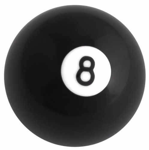 Шар 57.2мм «Classic 8 Ball» (1 шт) [арт. 70.131.57.5]