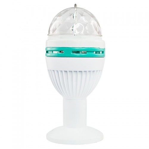 Диско-лампа LED e27, подставка с цоколем e27 в комплекте,230 В 601-251