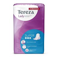 Прокладки впитывающие (урологические) TEREZA LADY Super,14 шт/уп (90083)