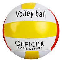 Мяч волейбольный, размер 5, PVC,2 подслоя, машинная сшивка, МИКС