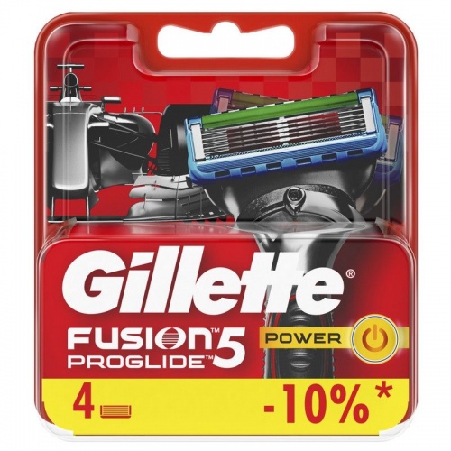 Сменные кассеты для бритья FUSION PROGLIDE POWER 4шт