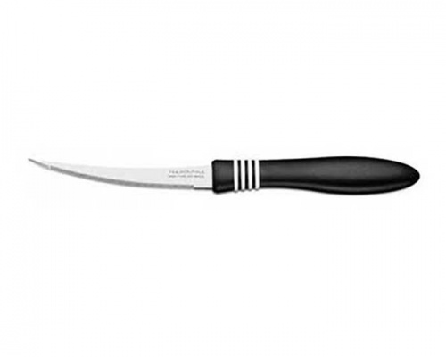 Нож для томатов TRAMONTINA Cor & Cor 12,5см черный, на блистере