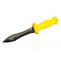 Нож sargan тургояк-стропорез тефлоновое покрытие желтая ручка