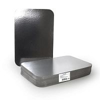 Крышка картонно-металлизированная для алюминиевой формы 402-679 (402-720) 100 шт/уп