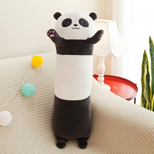 Мягкая игрушка подушка длинная панда «Panda long» 65 см, 4417