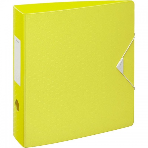 Папка-регистратор Esselte ColourIce, полифом, А4,75мм, желтый, ПБП2