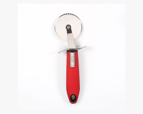 Нож для пиццы Красный/Серый мак 22,5см