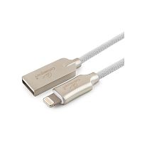 Кабель USB 2.0 - Lightning MFI, М/М, 1 м, Cablexpert, бел, CC-P-APUSB02W-1M
