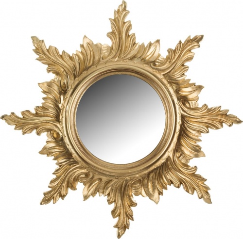 Зеркало настенное золотое диаметр 50x18 см., арт. 290-001