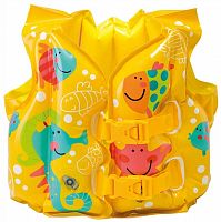 Детский надувной жилет для плавания детский Intex, 41х31 см
