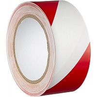 Лента для разметки ПВХ красно-белый 50мм*33м (KMSY