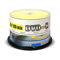 Носители информации DVD-R, 16x, Mirex, Cake/50, UL130003A1B