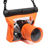 Чехол Водонепроницаемый Для Зеркального Фотоаппарата Для Подводной Съемки Canon, Nikon, Sony, Dslr, Оранжевый