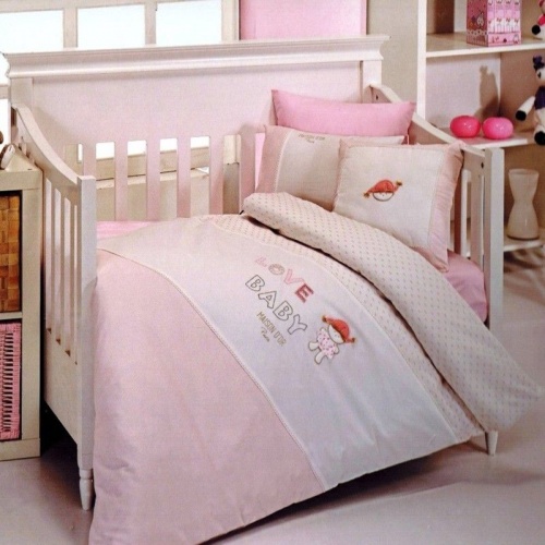 Детское постельное белье в кроватку "Love Baby" Maison D'or
