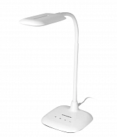 Настольная лампа-светильник для рабочего стола светодиодная BR-819A, для офиса и дома, на подставке, 8Вт, белая, Sonnen