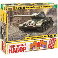 Сборная модель Советский средний танк Т-34/85, М1/35,3687П