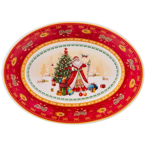 Салатник овальный christmas collection 18х13х5 см., арт. 85-1641