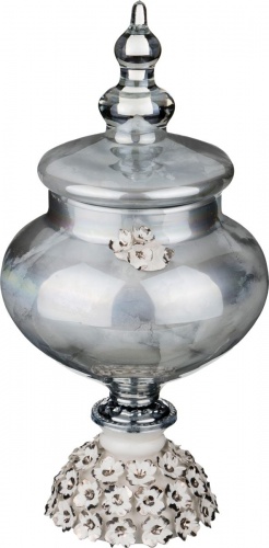 Декоративная чаша с крышкой высота 35 см., арт. 316-1082