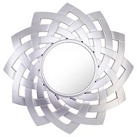 Зеркало настенное swiss home диаметр 60 см цвет - серебро, арт. 220-425