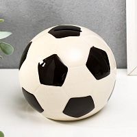 Копилка керамика Футбольный мяч 10,5х11х11 см 5131741