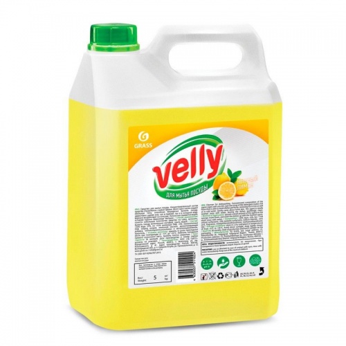 Средство для мытья посуды Velly 5л Лимон_