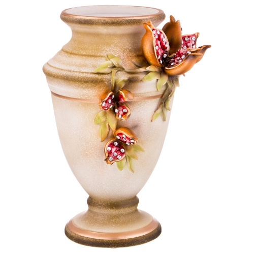 Декоративная ваза гранаты диаметр 20 см. высота 34 см., арт. 341-225