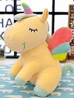 Мягкая игрушка единорог с цветными крыльями «Sleepy unicorn» 25 см, 5332