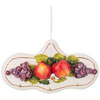 Декоративное панноx вешалка для полотенец фруктовое ассорти 28x16 см, арт. 335-366