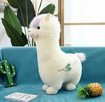 Мягка игрушка радужная альпака «Rainbow alpaca» 38 см, 5559