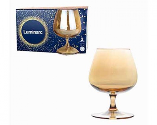 Набор бокалов для коньяка LUMINARC Золотой мёд 2шт 410мл