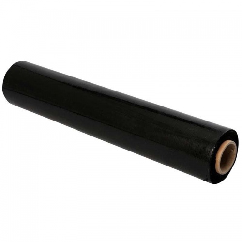 Стрейч-пленка для ручной упаковки черная 180% 20мкм 50смx217м 2кг