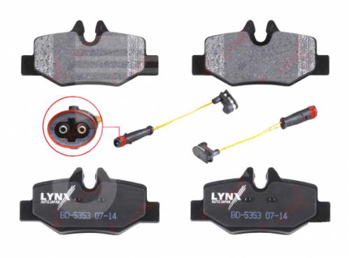 Тормозные колодки комплект задние BD-5353 LYNX