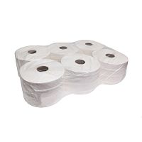 Бумага туалетная, для диспенсера, Luscan Professional с ЦВ 2сл бел втор 215м, (6 рулонов в упаковке).