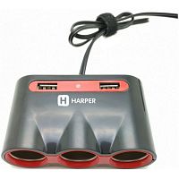 Разветвитель HARPER DP-330 на 3 устройства + 2 USB