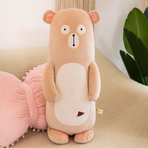 Мягкая игрушка подушка медведь «Watermelon bear» 55 см, 5562