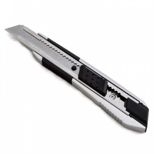 Нож универсальный VIRA RAGE усилен. алюмин. корпус, Auto lock 18мм (831311)