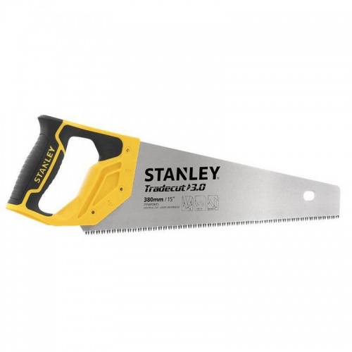 Ножовка Stanley по дереву TRADECUT с закаленным зубом 7х380мм (STHT20348-1)