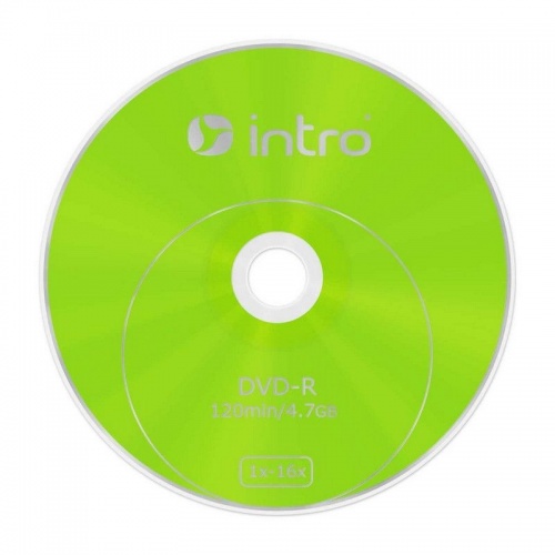 Носители информации DVD-R,16x, Intro, Shrink/50, Б0016858