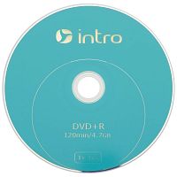 Носители информации DVD+R,16x, Intro, Shrink/25, Б0016862